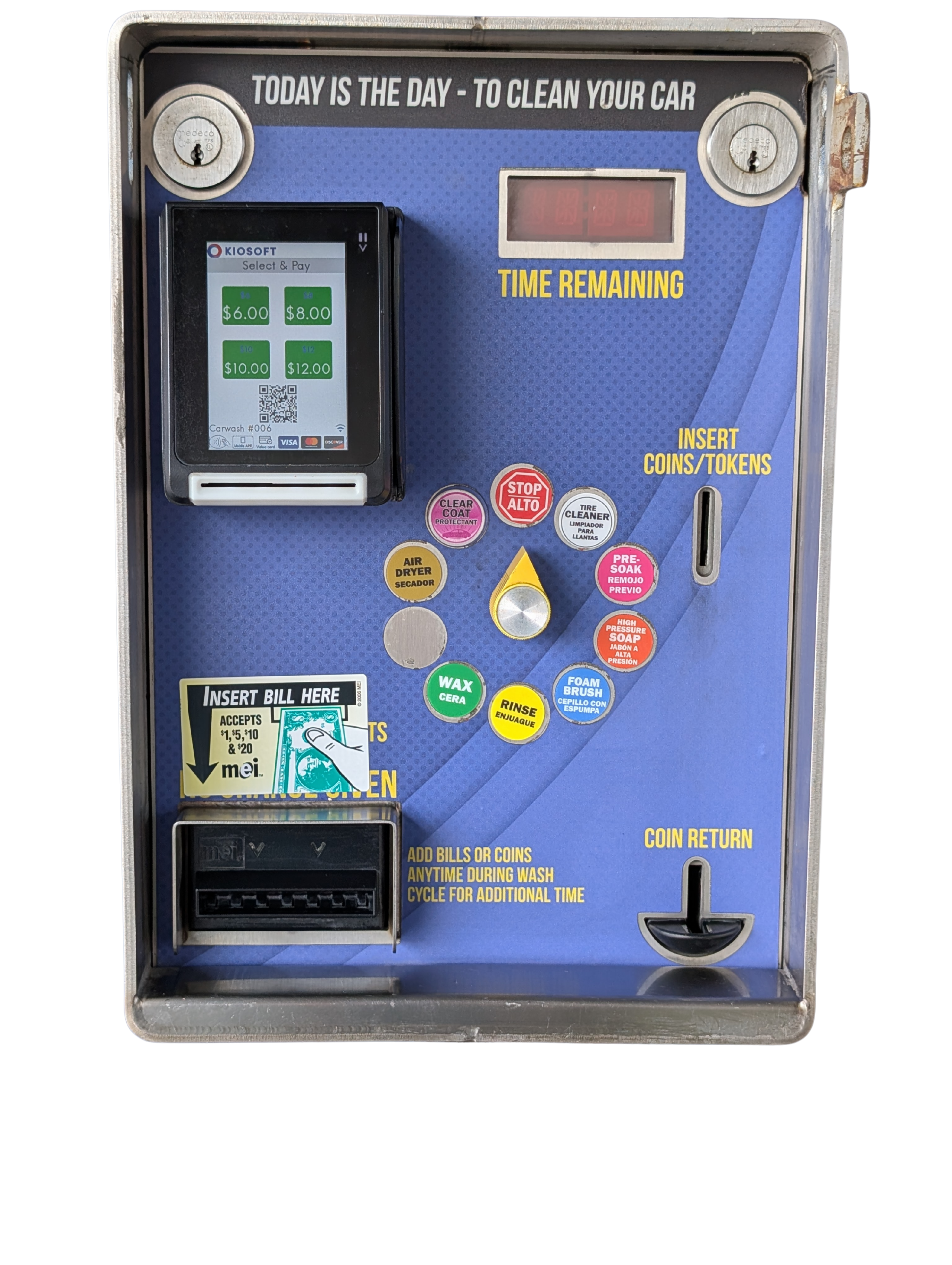 Spartan Suds payment terminal